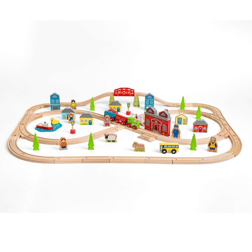 Bigjigs rail wooden town and - bigjigs,
