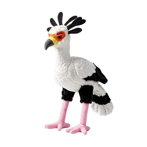 Secretary bird plush toy - bird, soft