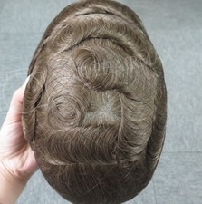 Natural Mens Wig Toupee All