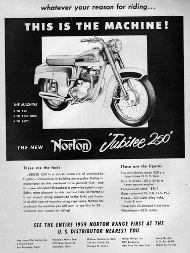 1959 norton jubilee - jubilee, 250