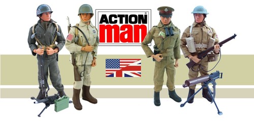 Vintage action man - vintage, allies