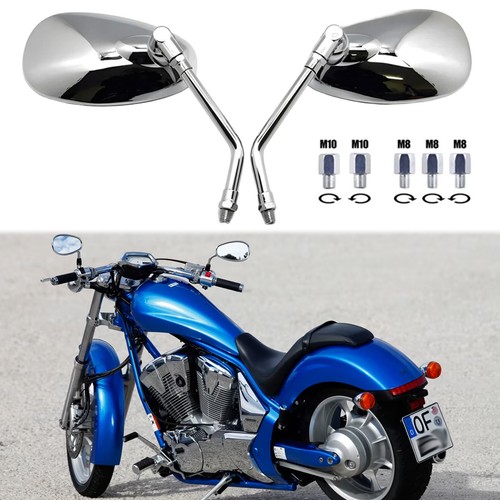 Pair chrome motorcycle - chrome,