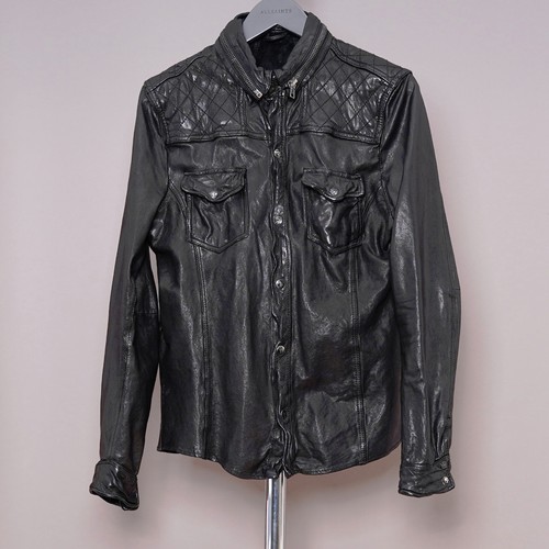 All saints leather shirt - saints,