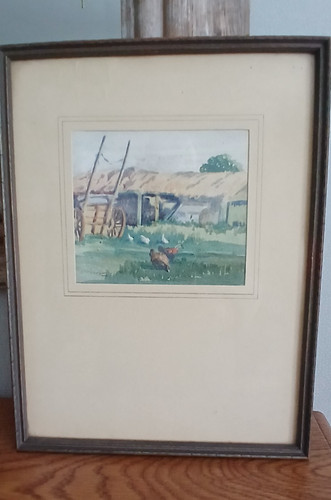 Superb vintage watercolour - superb,