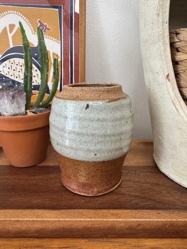 70s style studio pottery vase - studio,