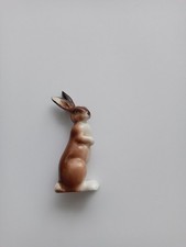 Royal Doulton Early & Rare Bone China Hare - Seated Ears Up - K39 - 2.5" - VGC
