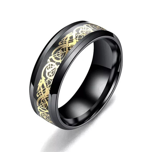 Pair rings 8mm titanium - pair,