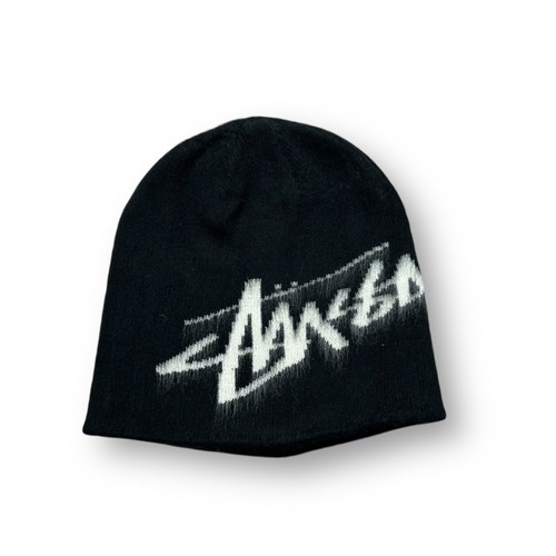 Stussy logo beanie black - logo,