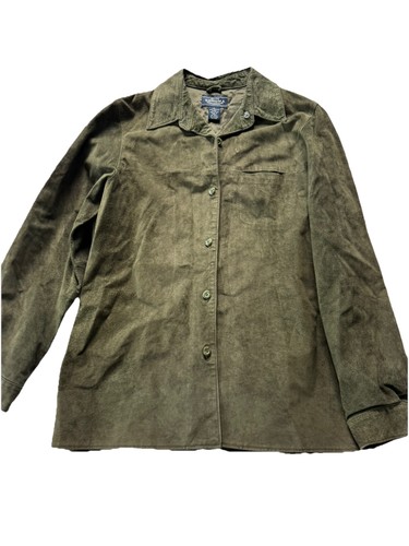 Vtg suede leather jacket - vtg,