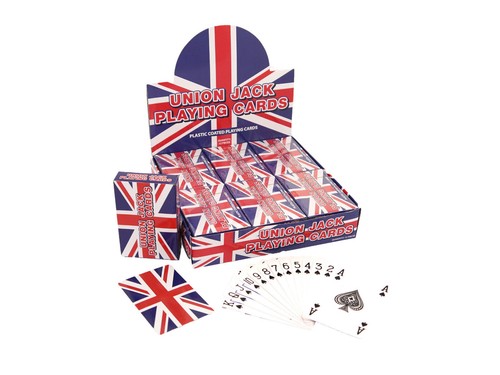 Union jack playing cards - playing,