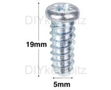 12 IKEA Screws Cross Head 19mm