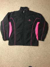 Palm Grove Womens Black Jacket Size Full Zip - Logo, Embroidered Golf