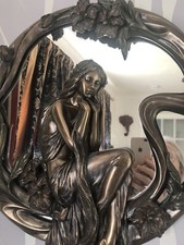 art nouveau mirror lady