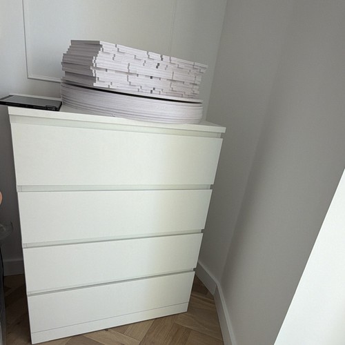 White ikea solid rectangular - white,
