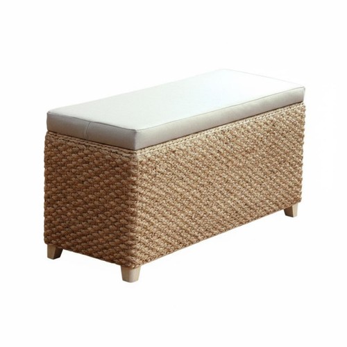 Rectangular ottoman storage - ottoman,