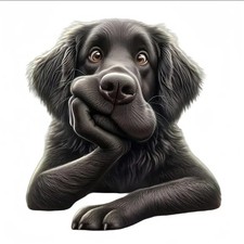 FUNNY CUTE DOG CAR Vinyl