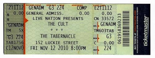 The cult atlanta ga - the, 11/12/10