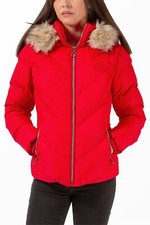Ladies Jacket Hooded Padded
