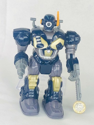 Action figure robot blue large - robot,