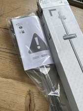 Chrome Shower Riser Bar Kit NEW