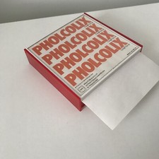 Square Red Promo Note Pad Dispenser From Dec 1978 PHOLCOLIX Cough Syrup