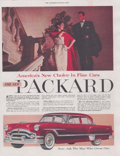 1953 print packard - 1953, ad
