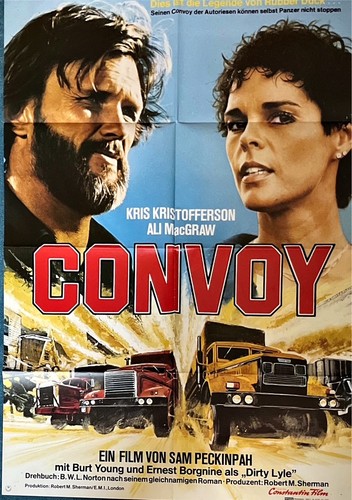 Original filmplakat convoy - original,