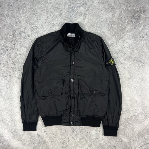 Stone island black - black, nylon