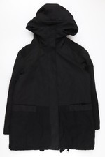 Topshop Women's Black Hooded Jacket Size 10