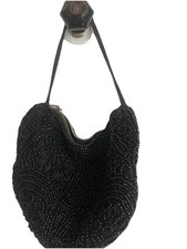 Art Deco Purse Jet Black