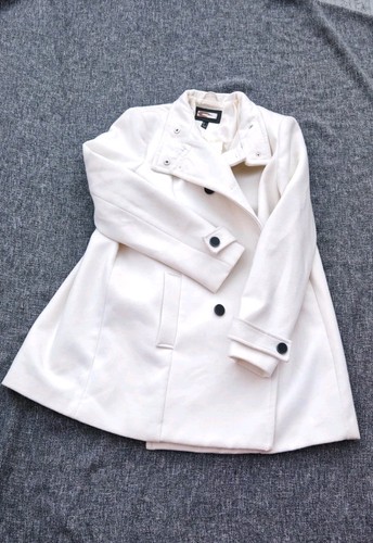 Womens cream double breasted - womens,