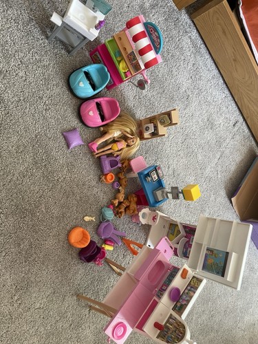 Barbie chelsea play set with - barbie,