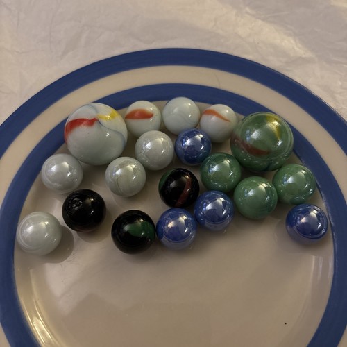 Vintage glass marbles - vintage, mixed