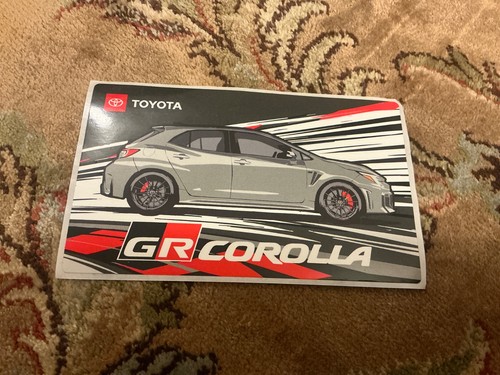 Toyota corolla sticker - gr,