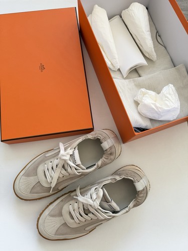 Hermès jet suede - suede, goatskin