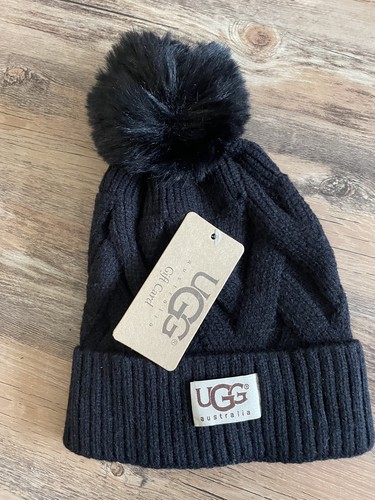 Black ugg beanie - beanie,