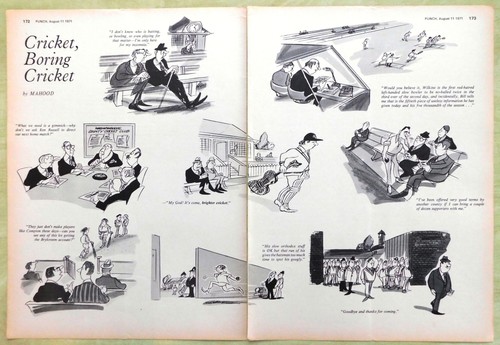1971 punch cartoon cricket - punch,
