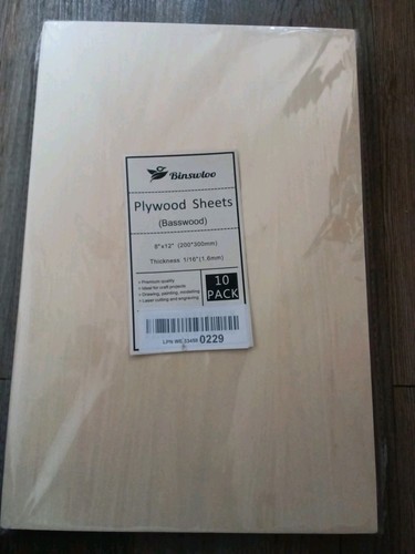 Basswood sheet 6mm - basswood, x