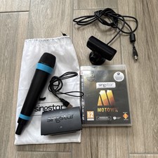 PlayStation 3 Wireless Microphone & Receiver + Motown Game PS3 Playstation Eye