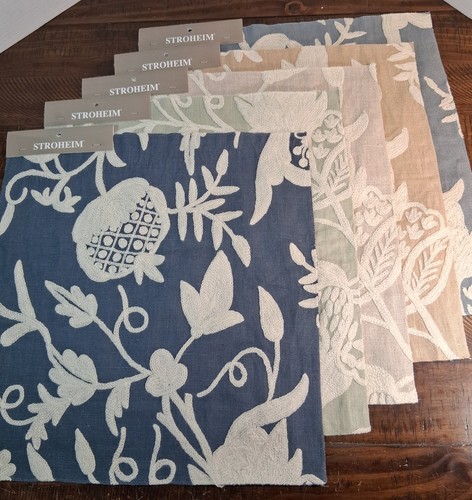 Samples stroheim embroidered - samples,