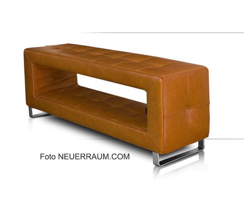 Neuerraum cube leather - cube, bench
