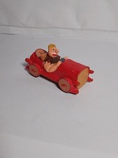 Vintage 1982 Corgi The Flintstones - Barney's Buggy - Red Diecast Car Toy Gumble