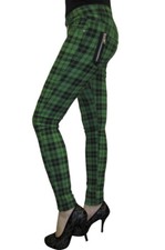 BANNED Apparel Green Tartan