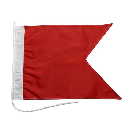 Red boating flag polyester - flag,