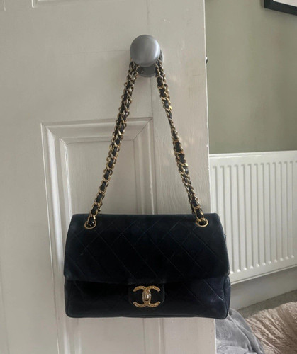 Chanel 1996 navy - chanel, navy/black