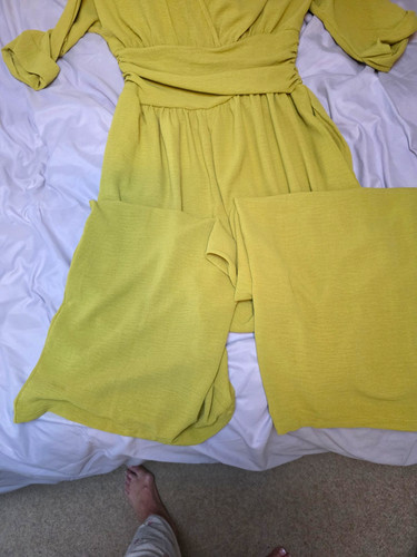 Shein women yellow neck - women’s, v-neck