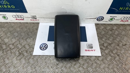 Audi black leather armrest - a6,