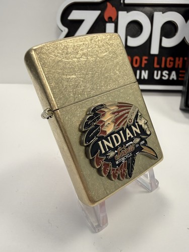 Genuine zippo lighter indian - genuine,