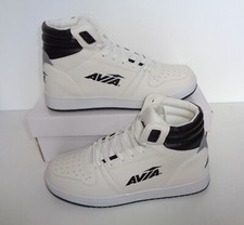 AVIA Mens White Black Trainers Mid Top Retro Casual Shoes New UK Sizes 6-10