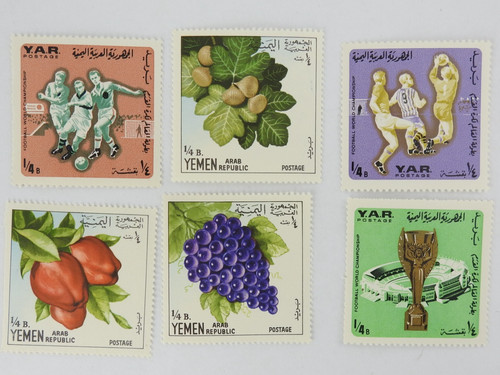 Vintage yemen postage - yemen,